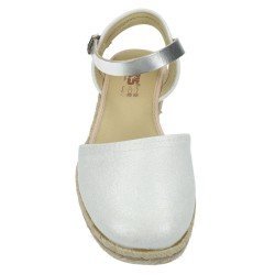 Esparteña Cómoda Kokis Plata para Mujer modelo 47327