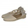 Esparteña Lazo Kokis Crudo para Mujer modelo 57311