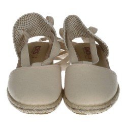 Esparteña Lazo Kokis Crudo para Mujer modelo 57311