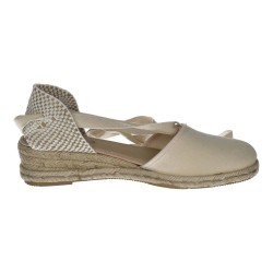 Esparteña Lazo Kokis Crudo para Mujer modelo 57311