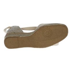 Esparteña Lazo Kokis Crudo para Mujer modelo 57311