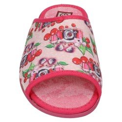 Chinelas Cerezas Gema Garcia Fuxia para Mujer modelo 7101-3