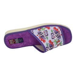 Zapatilla Cerezas Gema Garcia Malva para Mujer modelo 2101-2