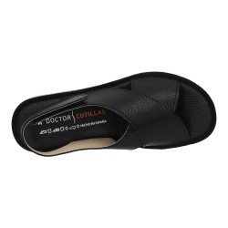 35310 Sandalias de Piel color NEGRO