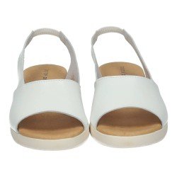 Sandalias de Piel Doctor Cutillas Blancos para Mujer modelo 37850