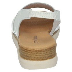 Sandalias de Piel Doctor Cutillas Blancos para Mujer modelo 37850