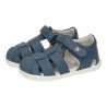 Sandalias de Piel Garvalín Petrol para Niño modelo 252326-A556