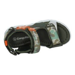Sandalias con Luz Conguitos Verdes para Niño modelo Cosh260006