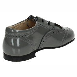 Mocasines Inglesitos Angelitos Grises para Niño modelo 1505
