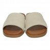 Sandalias Planas Sandali Beige para Mujer modelo M822