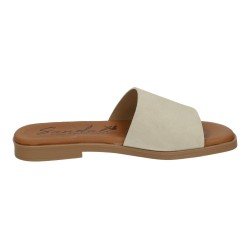 Sandalias Planas Sandali Beige para Mujer modelo M822