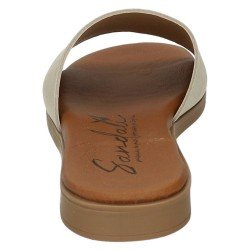 Sandalias Planas Sandali Beige para Mujer modelo M822