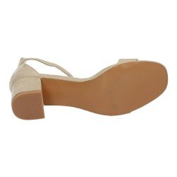 Sandalias de Tacón Day-Vine Shoes Beige para Mujer modelo 8338-51