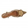 Zapato de Tacón Flor Day-Vine Shoes Kaki para Mujer modelo G30-9