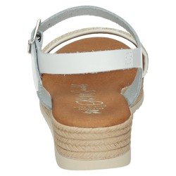 Sandalias de Piel Oh! My Sandals Blancos para Niña modelo 5779