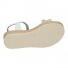 Sandalias de Piel Oh! My Sandals Blancos para Niña modelo 5779