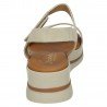 Sandalias de Piel Sandali Beige para Mujer modelo M739