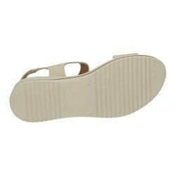 Sandalias de Piel Sandali Beige para Mujer modelo M739