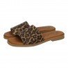 Sandalias de Piel Sandali Leopardo para Mujer modelo M822