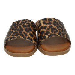 Sandalias de Piel Sandali Leopardo para Mujer modelo M822