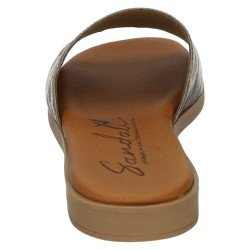 Sandalias de Piel Sandali Leopardo para Mujer modelo M822