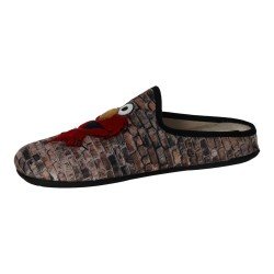 Chinelas Galletas Vulca-Bicha Negros para Hombre modelo 4815