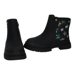 Bota Estrellas Garvalín Negros para Niña modelo 251565-A054