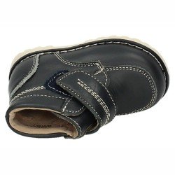 Botitas de Piel Bonino Marino para Niño modelo 1-Na834A-12