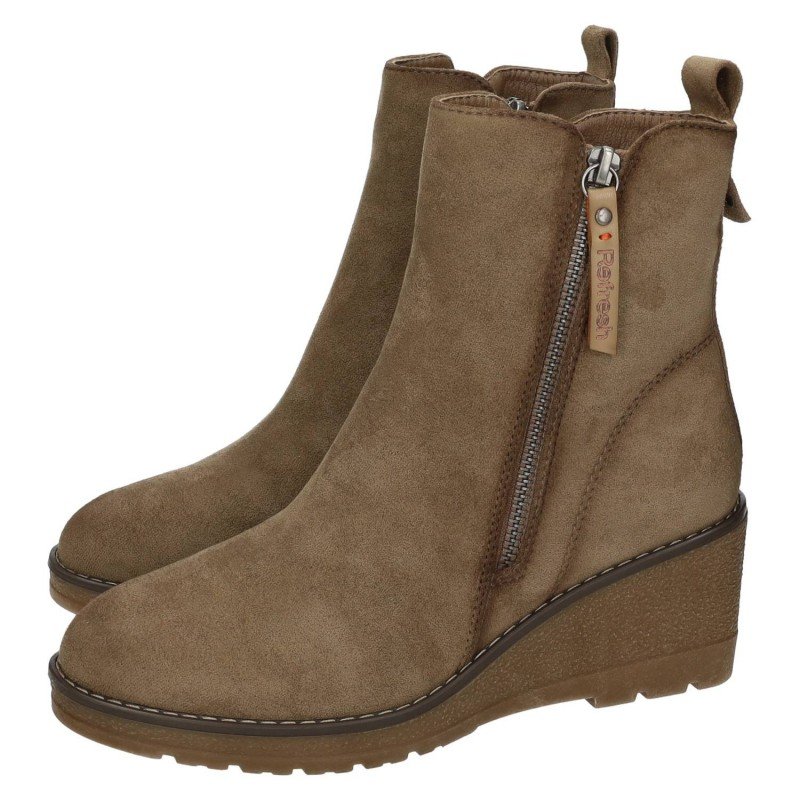 Botín Cuña Refresh Taupe para Mujer modelo 171009