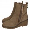 Botín Cuña Refresh Taupe para Mujer modelo 171009