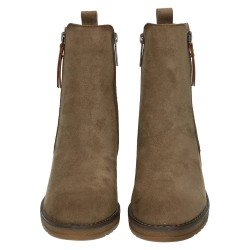 Botín Cuña Refresh Taupe para Mujer modelo 171009