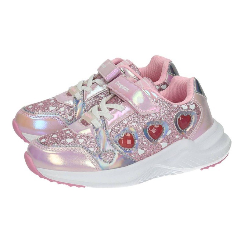 Deportivas Luces Conguitos Rosa para Niña modelo Cosh261030