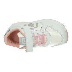 Deportiva de Luces Conguitos Blanco-Rosa para Niña modelo Cosh325005
