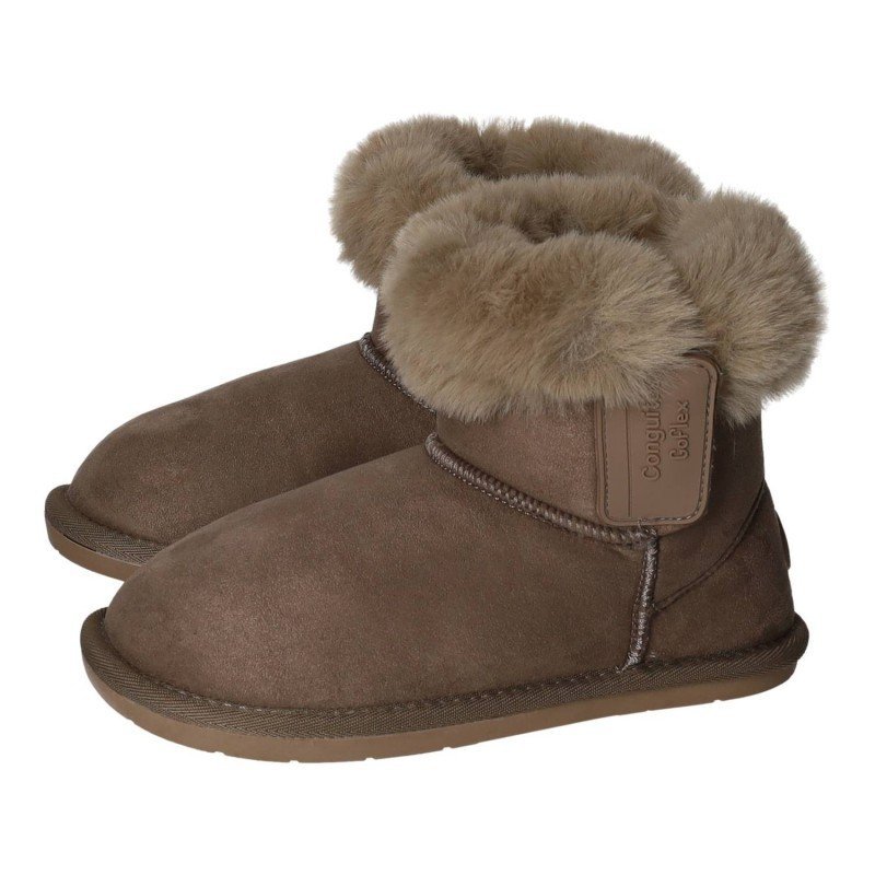 Botas Australianas Conguitos Taupe para Niña modelo Cosh327003