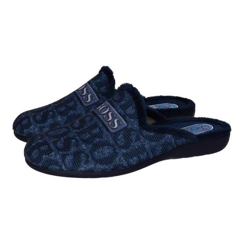 Chinelas Jefe Ruiz Bernal Marino para Hombre modelo 954