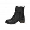 Botines de Piel Cumbia Negros para Mujer modelo 31138
