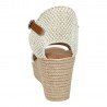 Sandalias de Cuña Sandali Blancos para Mujer modelo M704