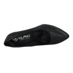 Zapato Piel Tacón Desiree Negros para Mujer modelo 1251A