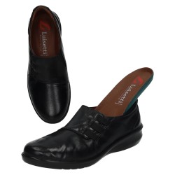 0308 Zapato de Piel color NEGRO