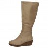 Botas Caña Alta Amor Amore Beige para Mujer modelo W1059