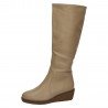 Botas Caña Alta Amor Amore Beige para Mujer modelo W1059