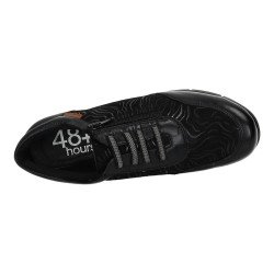 521107/01 Mocasín de Piel color NEGRO