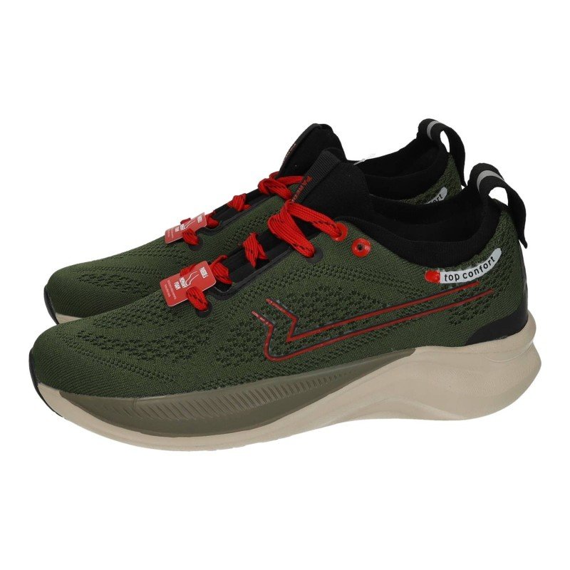 Deportiva Memoryfoam Paredes Kaki para Hombre modelo Ld26604