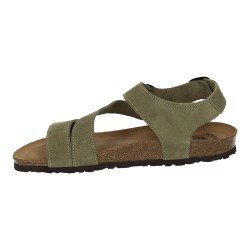 Sandalia Piel Inter-Bios Serraje Kaki para Hombre modelo 9557