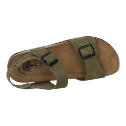 Sandalias Piel Inter-Bios Serraje Kaki para Hombre modelo 9569