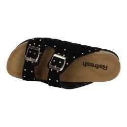 Sandalias Hebillas Refresh Negros para Mujer modelo 175009