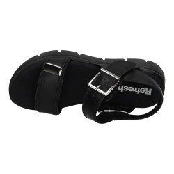 Sandalia Hebilla Refresh Negros para Mujer modelo 175161