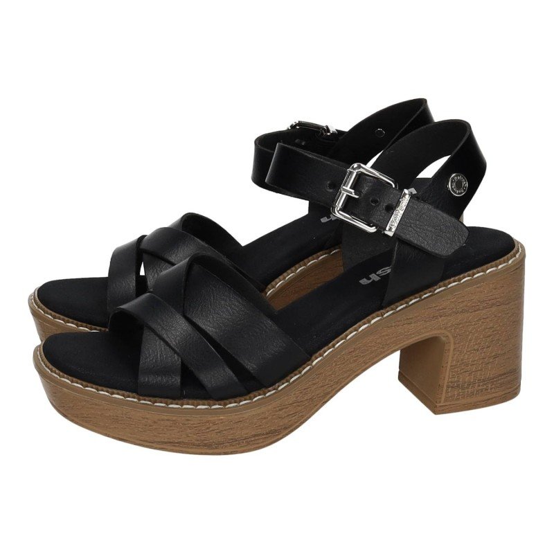 Sandalia de Tacón Refresh Negros para Mujer modelo 175171