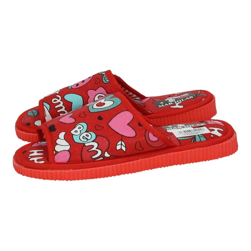 Zapatillas Corazón Calzados Mariola Rojos para Mujer modelo 8436043820558