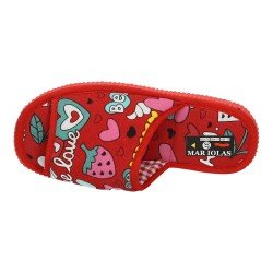Zapatillas Corazón Calzados Mariola Rojos para Mujer modelo 8436043820558
